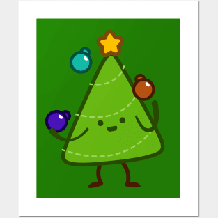 Christmas tree juggler Timo Posters and Art